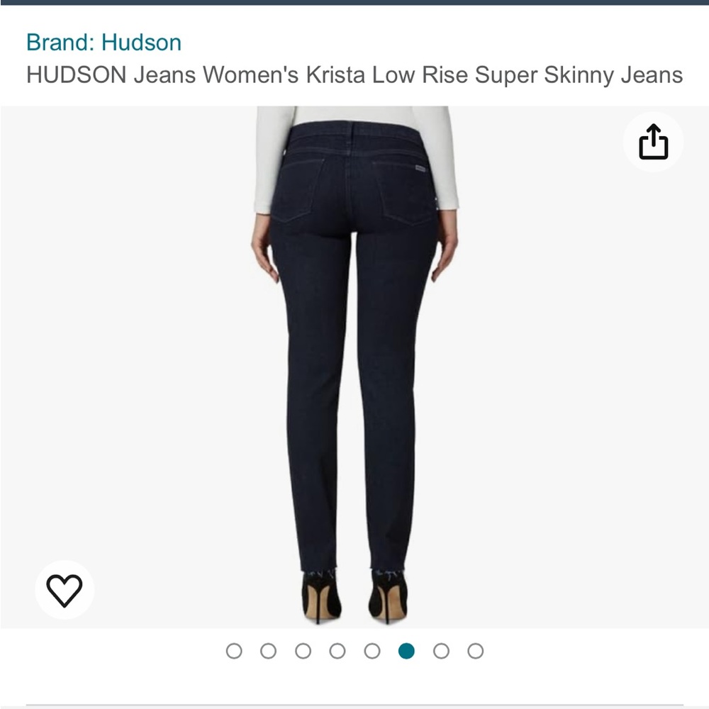 Hudson Jeans Krista Low Rise Straight